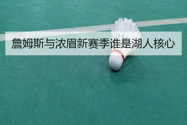 詹姆斯与浓眉新赛季谁是湖人核心